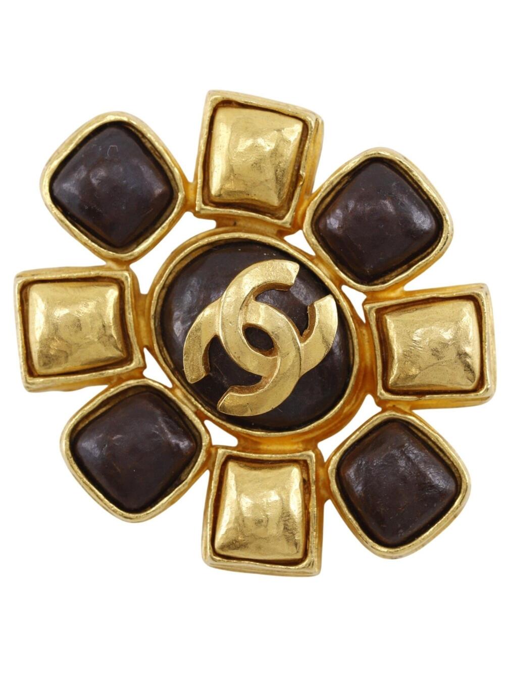 Chanel Cc Logo Brooch Metal #287849C12B